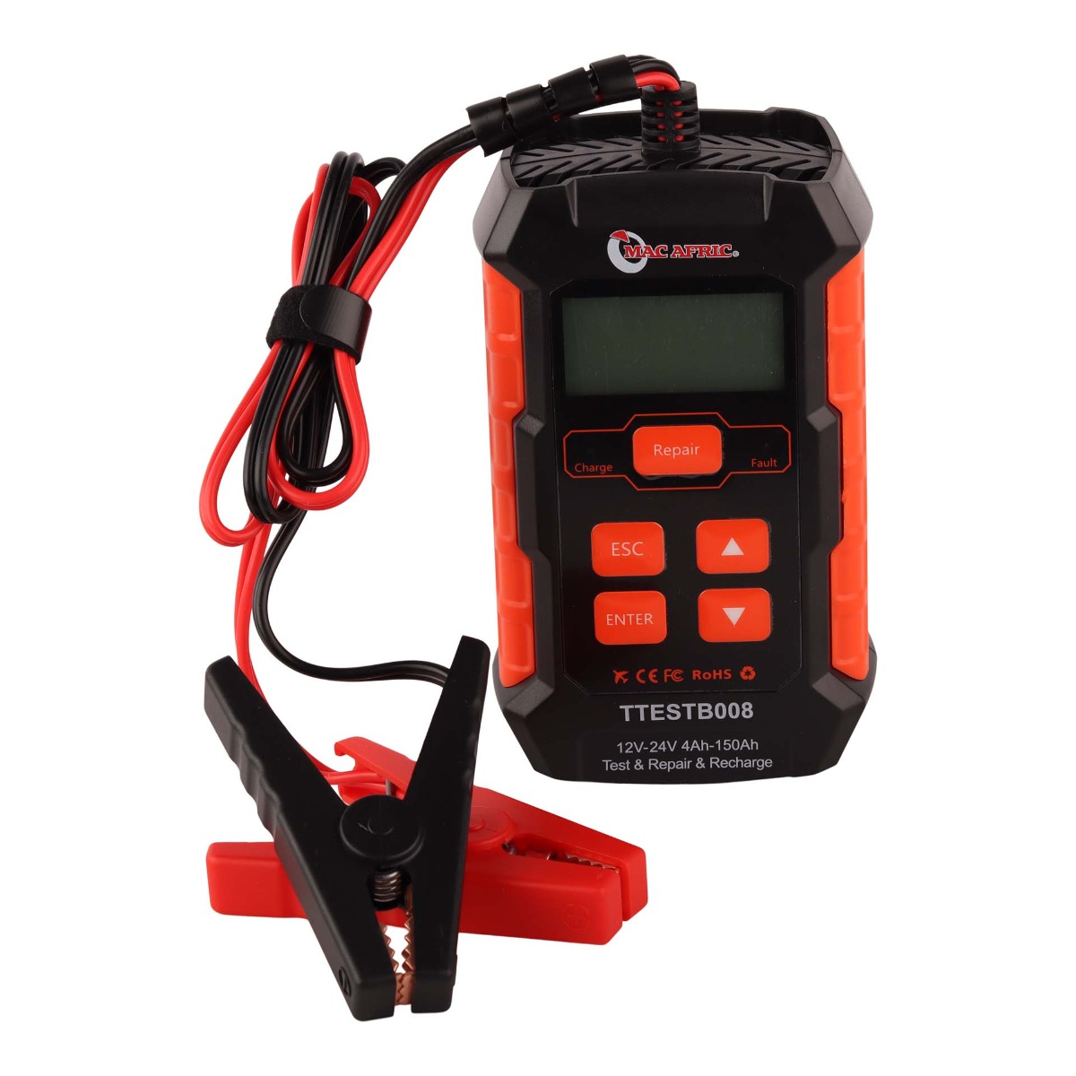 MAC AFRIC KW520 3-in-1 Battery Tester, Charger & Repairer - Image 2