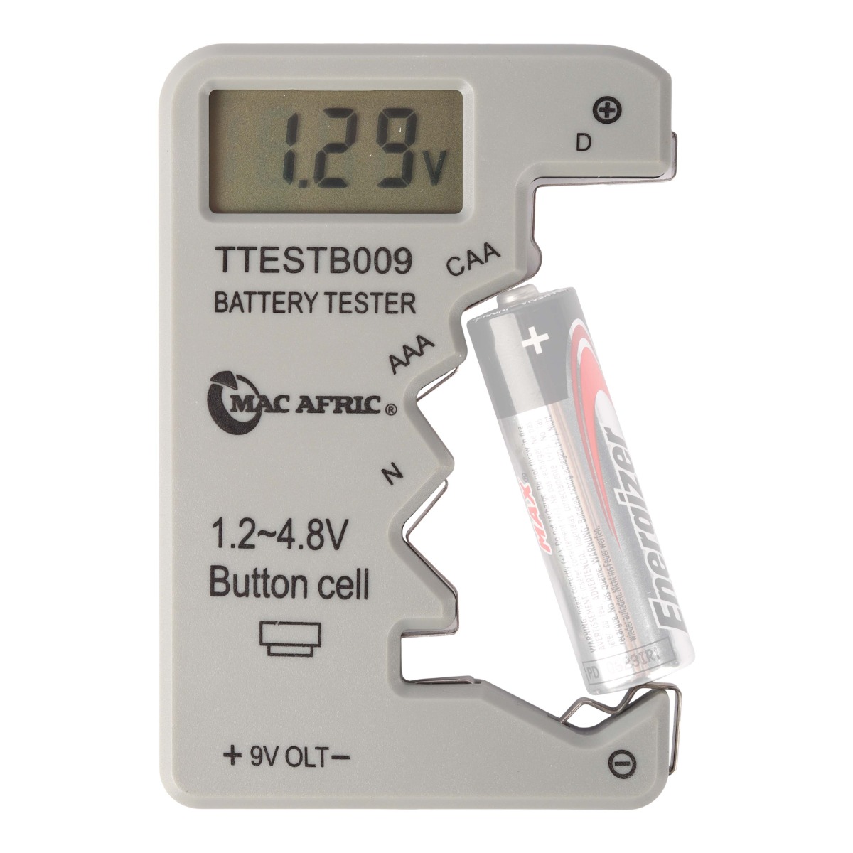 MAC AFRIC Button Cell Battery Tester