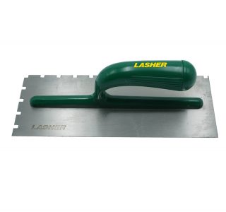 LASHER Tilers Trowel (6 x 6 x 19 MM) RH Notched