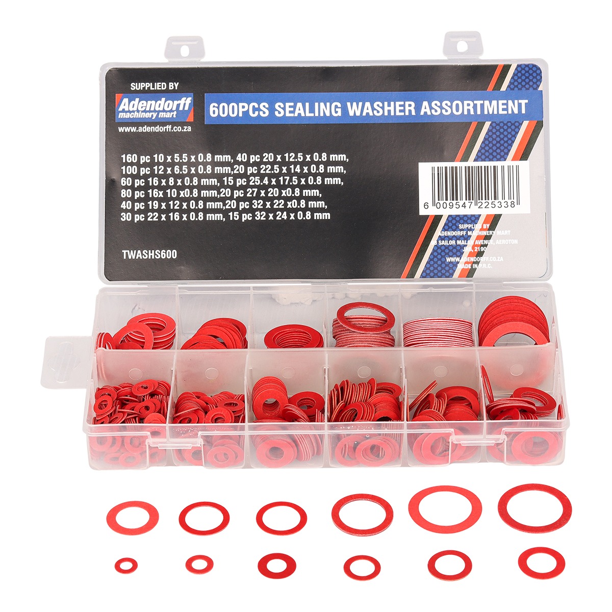 600pcs Sealing Washer Assortment - Image 3