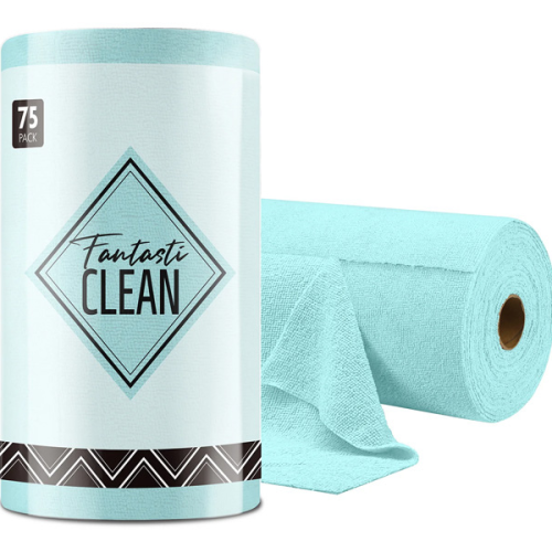 Microfiber Tear-Away Towels 75Pce – Dim Blue