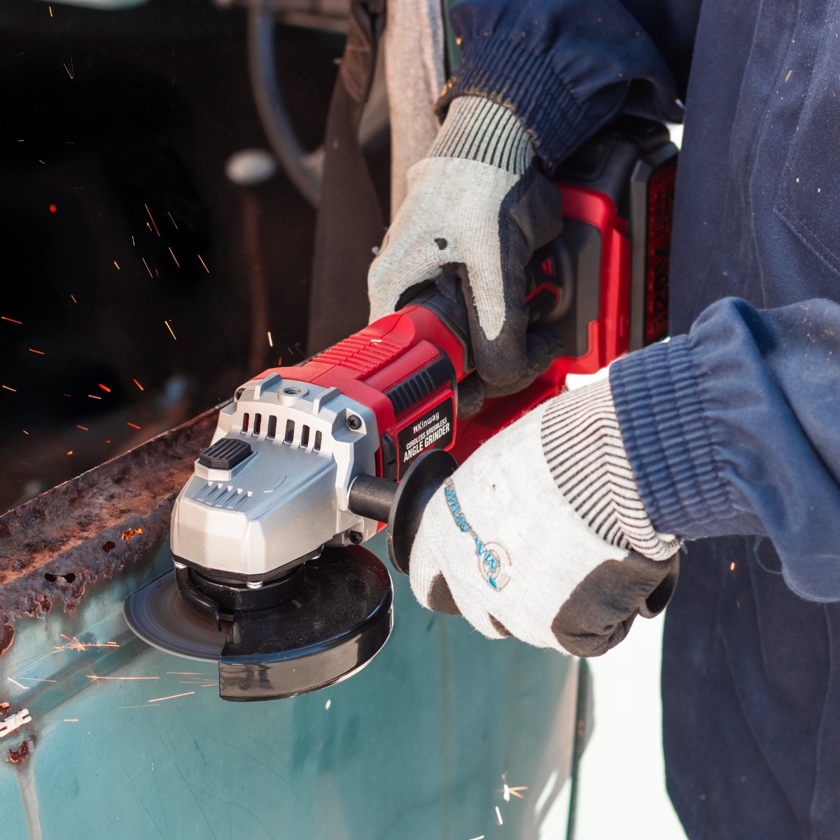Kinway 20V Brushless Cordless 115 mm Angle Grinder – Tool Only - Image 4
