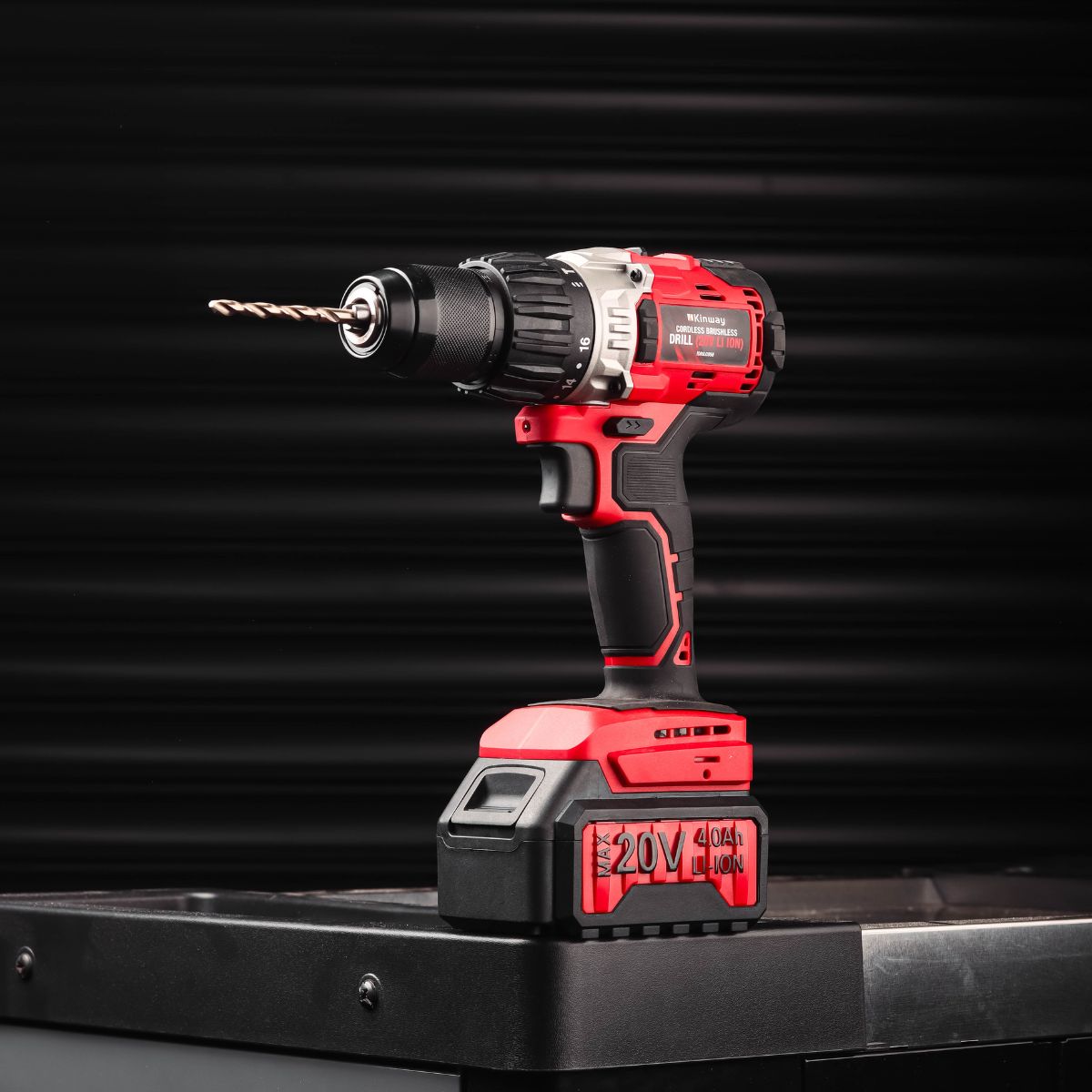 Kinway 20 V Brushless Cordless Drill 50 Nm – Tool Only - Image 4