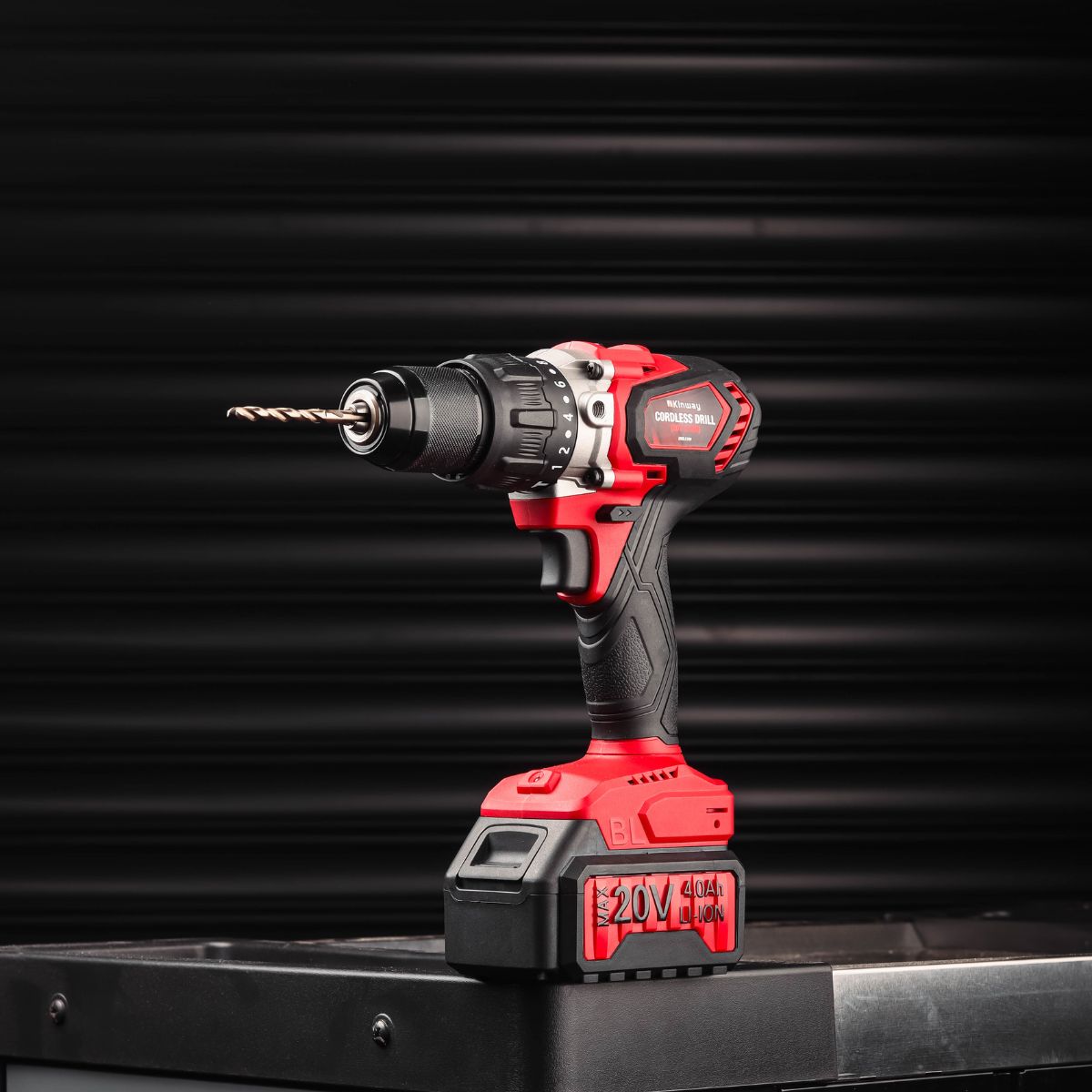 Kinway 20 V Brushless Cordless Drill 100 Nm – Tool Only - Image 4