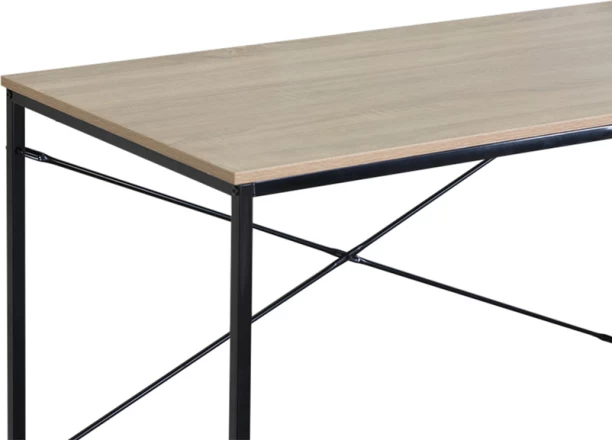 Home Pro Toulon Office & Student Desk - 120 x 60cm Study Table – Modern Oak - Image 4