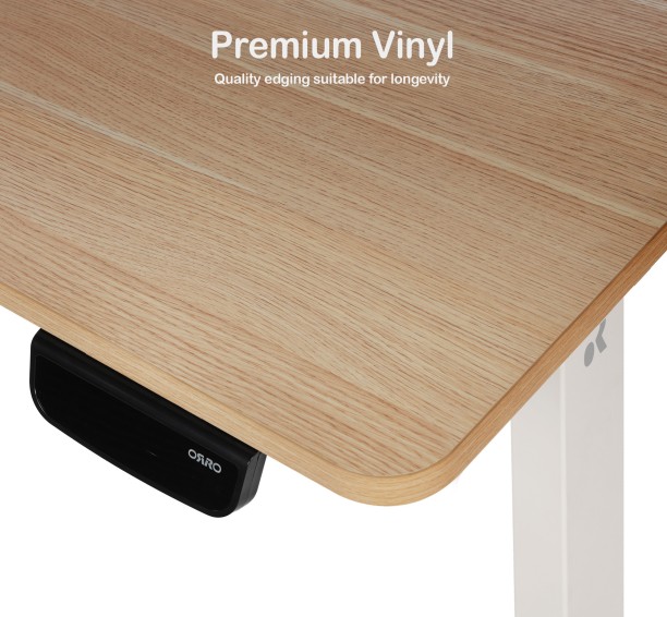 ORRO 1.5m Wooden Tabletop Office Table – Light Oak - Image 2
