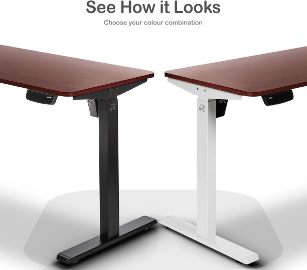 ORRO 1.5m Wooden Tabletop Office Table – Dark Walnut - Image 4