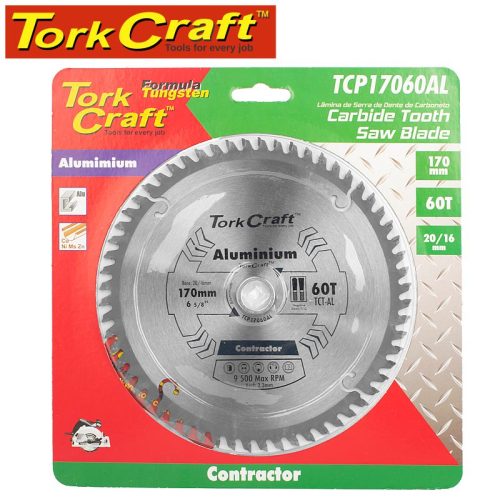 TORK CRAFT Aluminium Contractors Blade - 170 x 60T 20/16