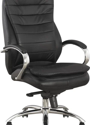 TOCC Horizon High Back Genuine Leather Office Executive Chair – Black
