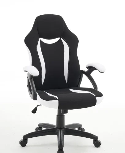 TOCC Eclipse Ergonomic Gaming Chair Office Executive Chair – White and Black