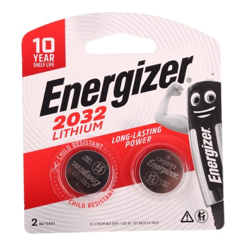 Energizer 2032 3V Lithium Coin Batteries 2 Pack