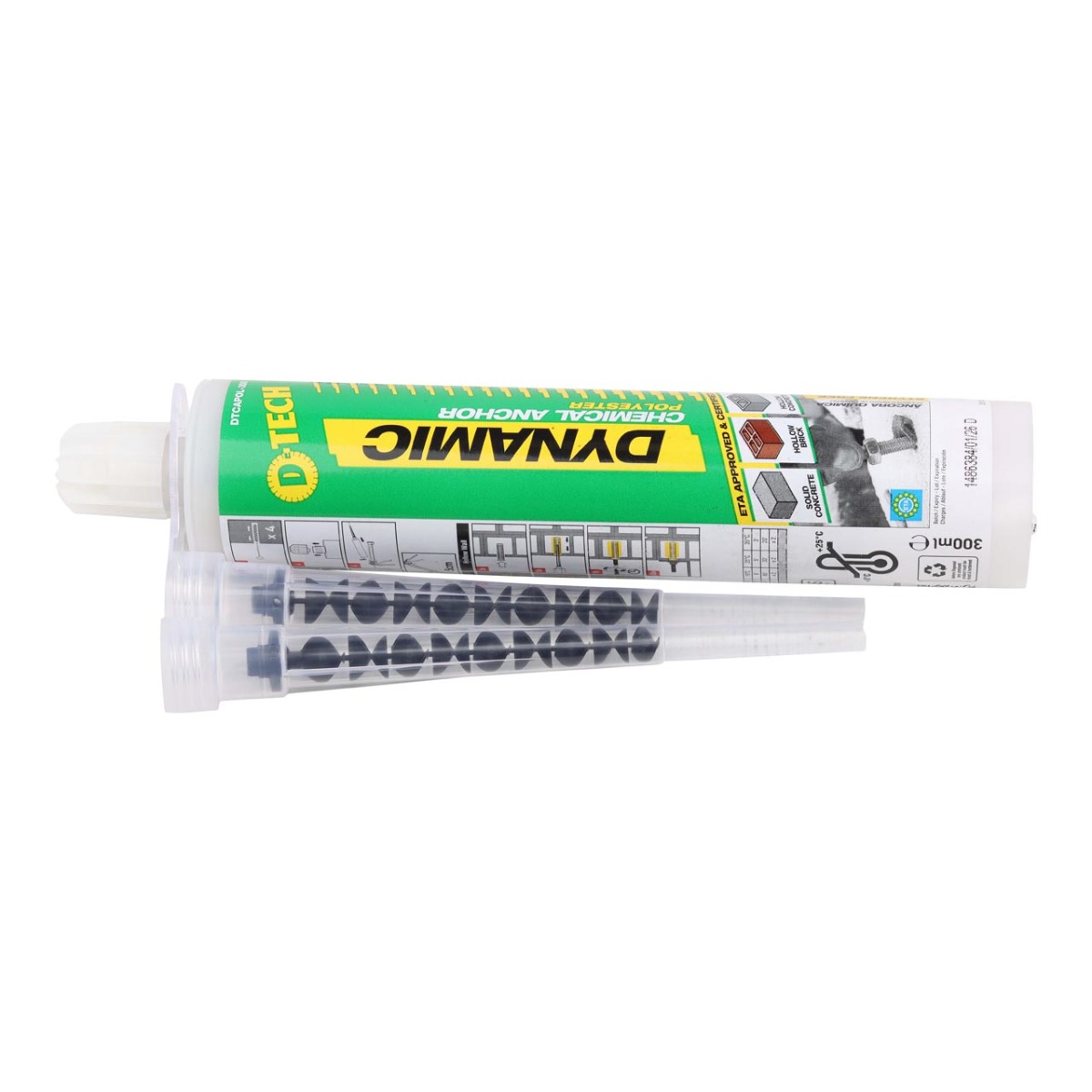 D-TECH Styrene-Free Chemical Anchor Polyester Resin, 300ml - Image 2