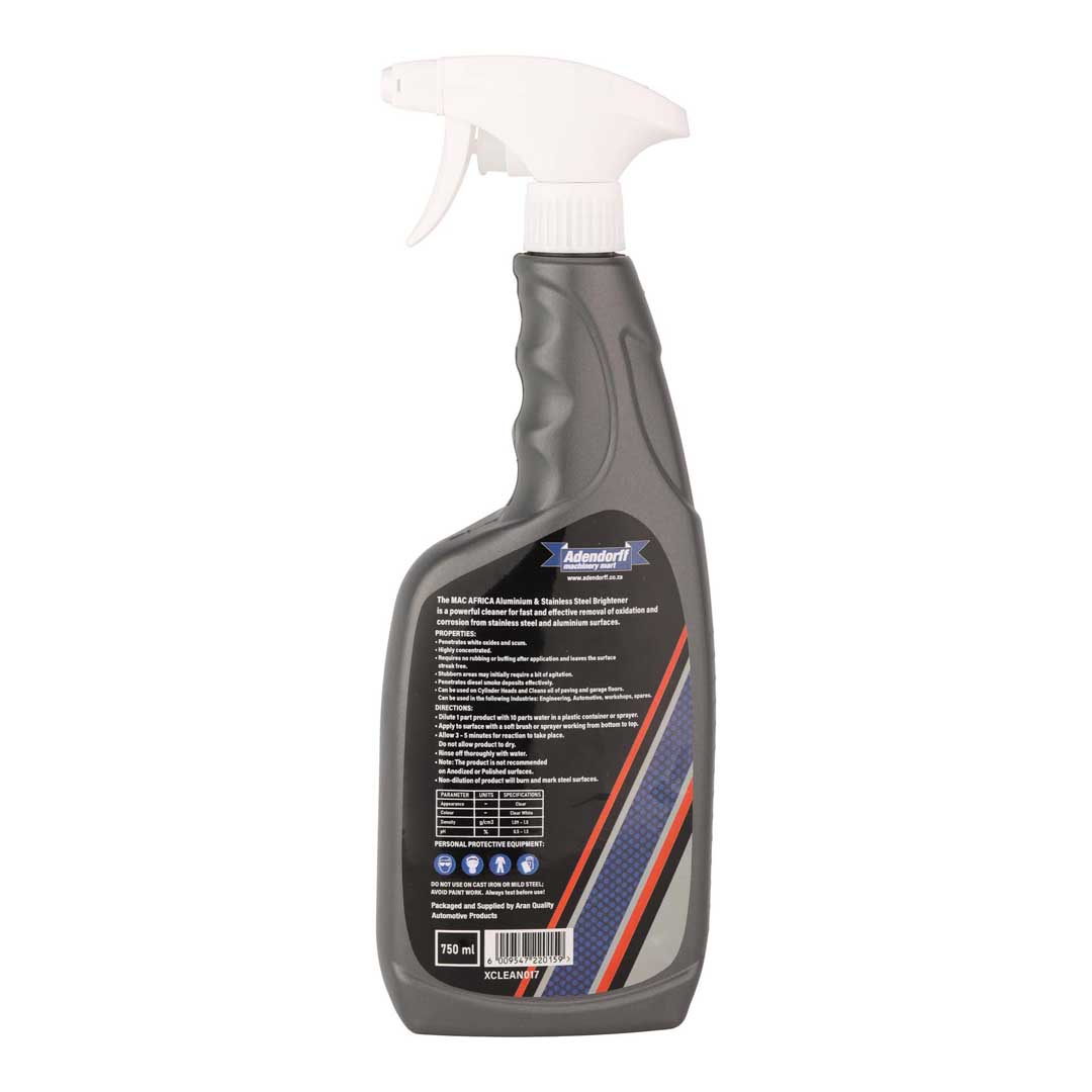 MAC AFRIC Aluminium & Stainless Steel Brightener – 750 ML - Image 2