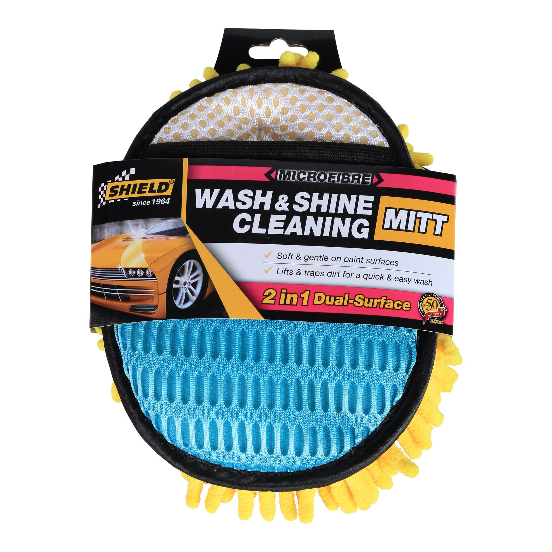 SHIELD Microfibre Wash & Shine Detailing Mitt - Image 2