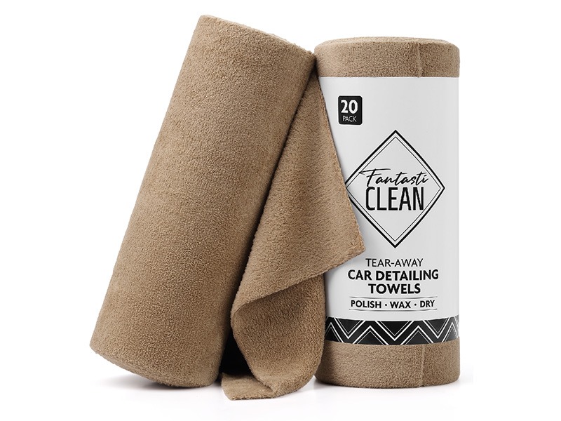 Tear-Away Detailing Towels 20pc - Tan