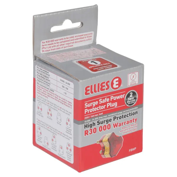 ELLIES High Surge Protection Plug (Single Plug) - Image 2