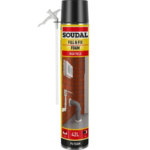 750ml Soudal Fill & Fix Foam