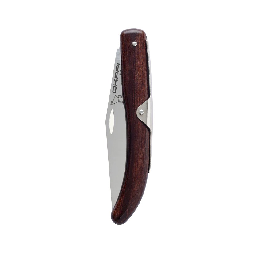 OKAPI Folding Knife - Wood Veneer