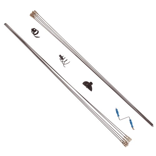 MAC AFRIC DRAINMAN SA Plumbers Spring Steel Drain Rod Set (6 MM) with Drop Scraper