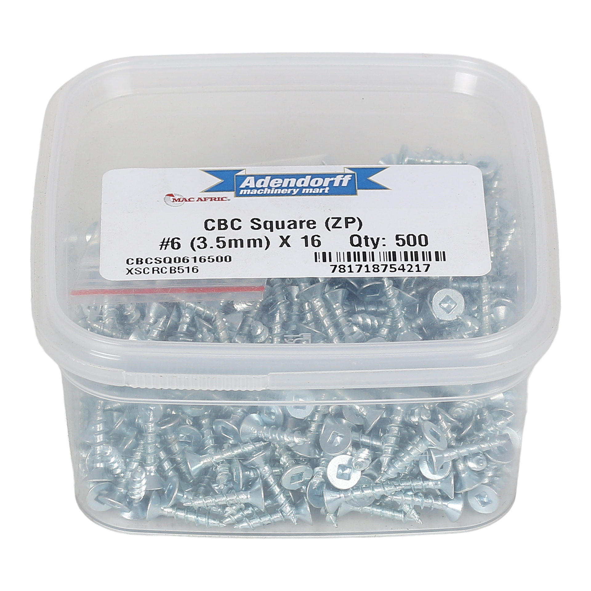 Cbc Square (Zp)#6 3.5 MM X 16 MM - Image 2