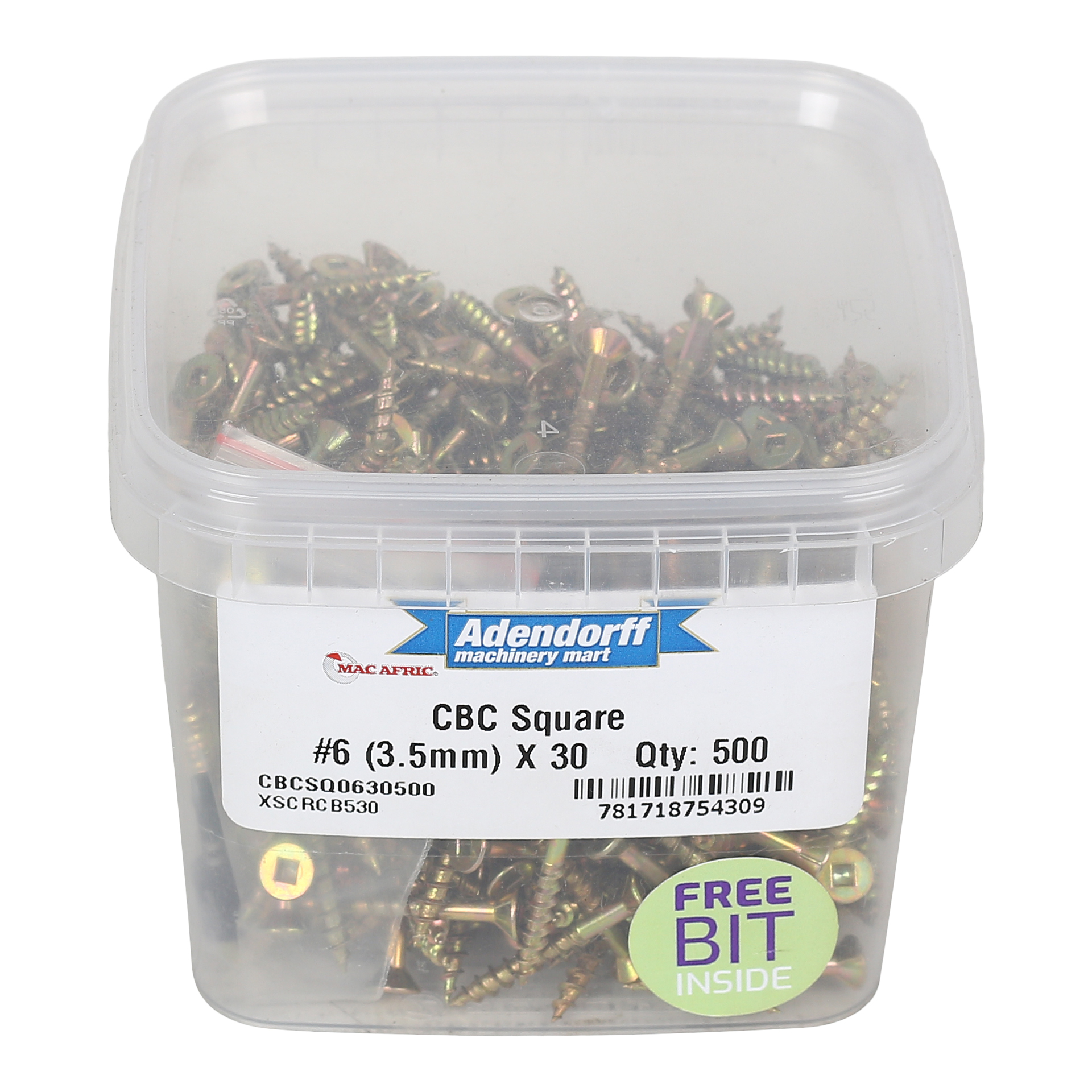 Cbc Square#6 3.5 MM X 30 MM - XSCRCB530 - Image 2