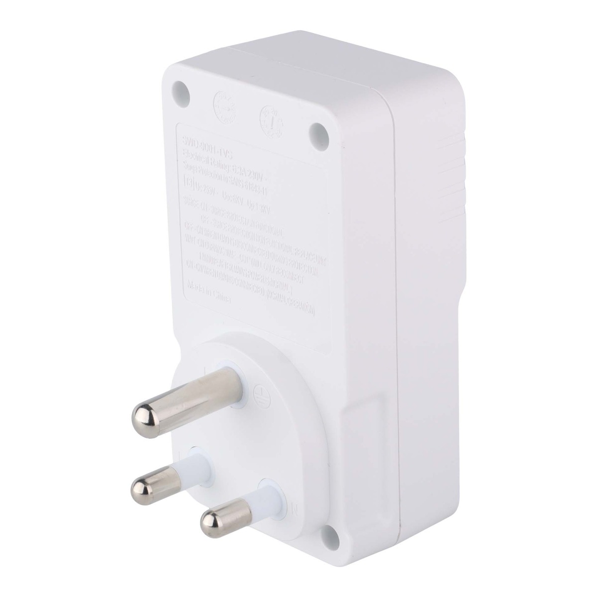 SWITCHED 1-Way TV Surge Adaptor with SANS 164-2 - Image 2