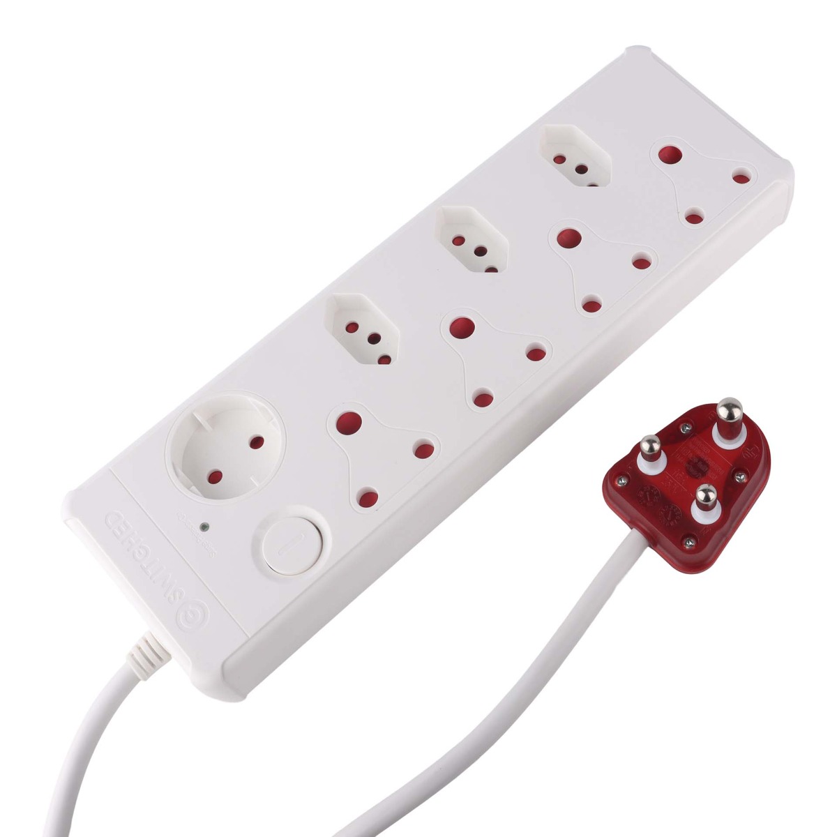 SWITCHED 8-Way High Surge Multiplug 0.5m - Image 2