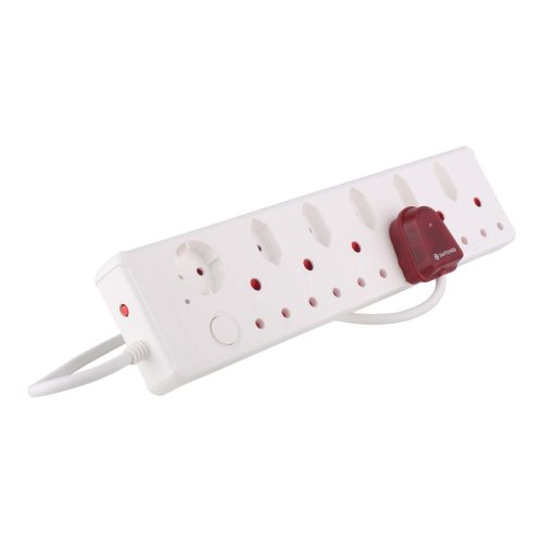 SWITCHED 12-Way High Surge Multiplug 0.5m