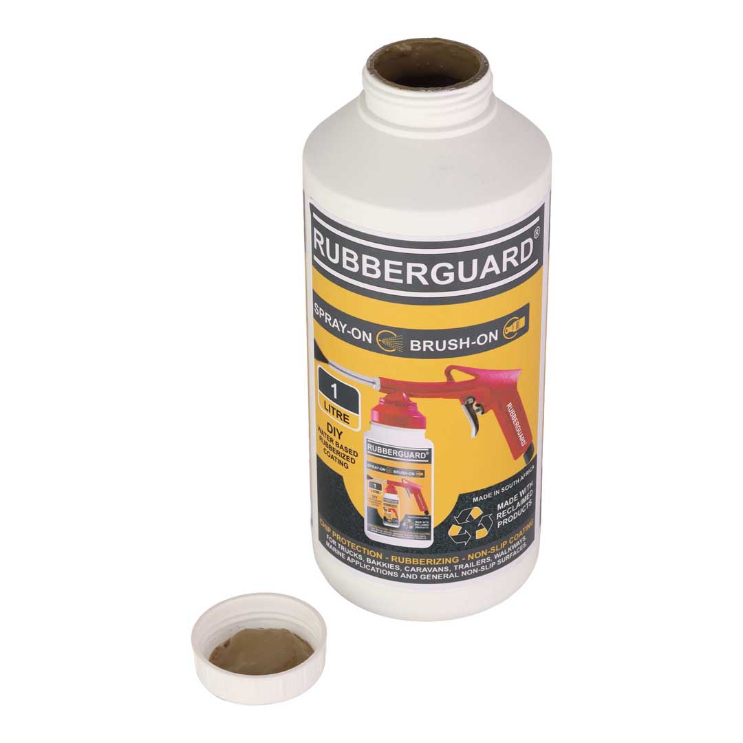 RUBBERGUARD 1L Water-Based Rubberizing Coating (Tan Stone) - Image 2