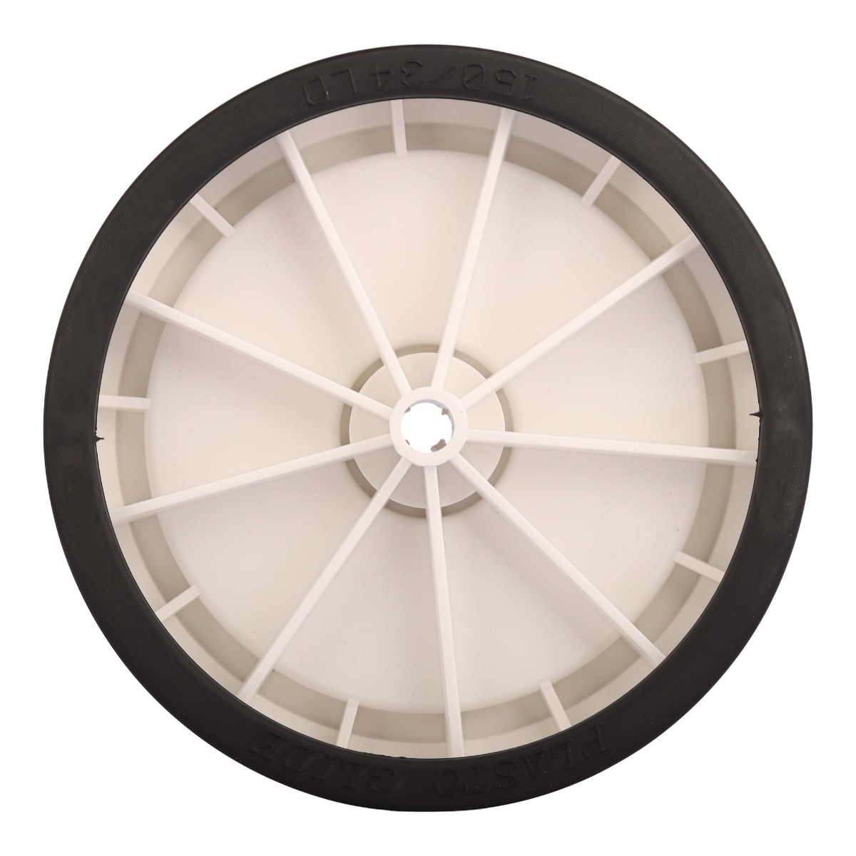 34mm W PVC Tyre Plastic Rim Wheel - Image 3