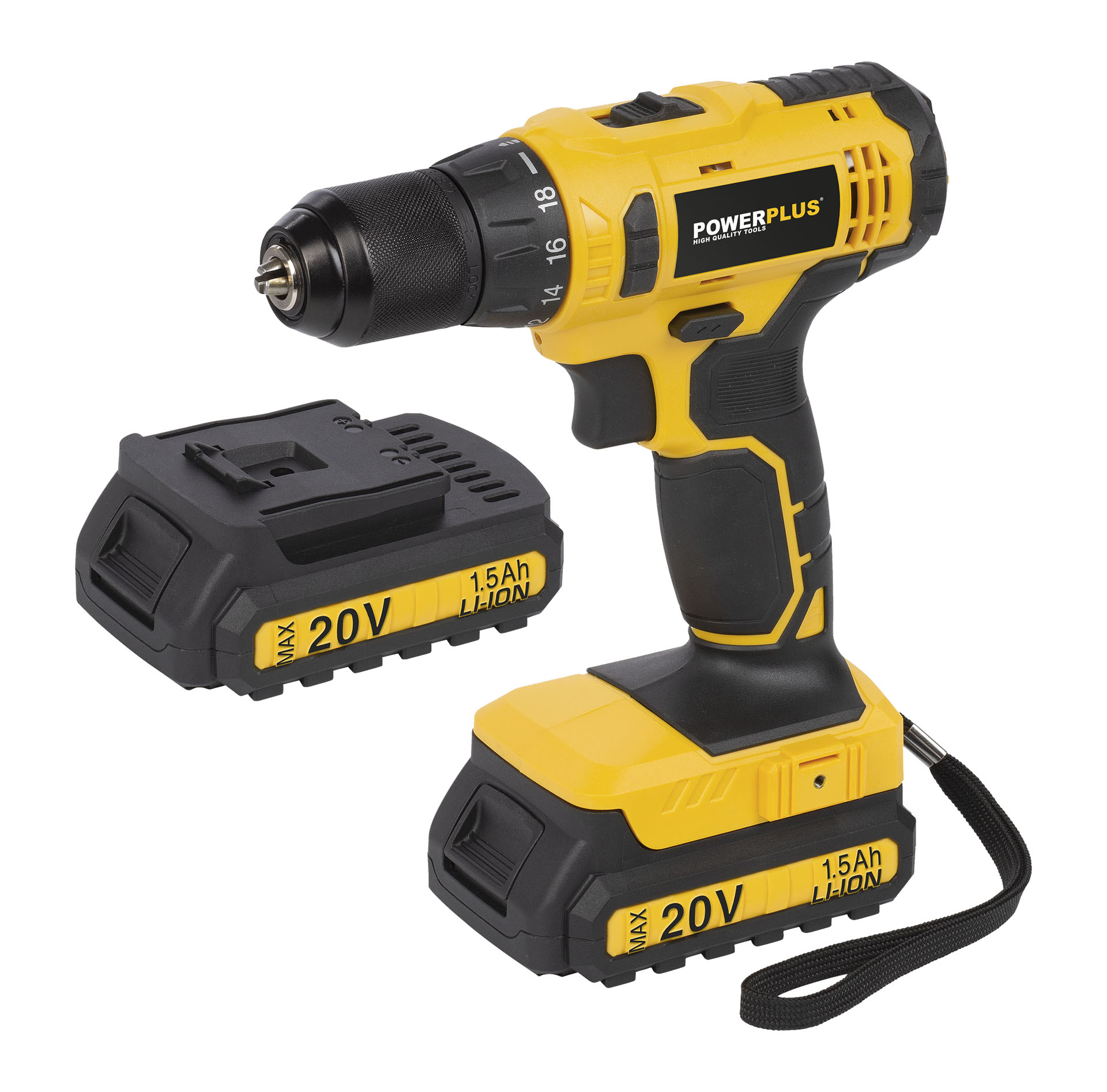 POWERPLUS POWX00435 Cordless Drill 20V LI-ION