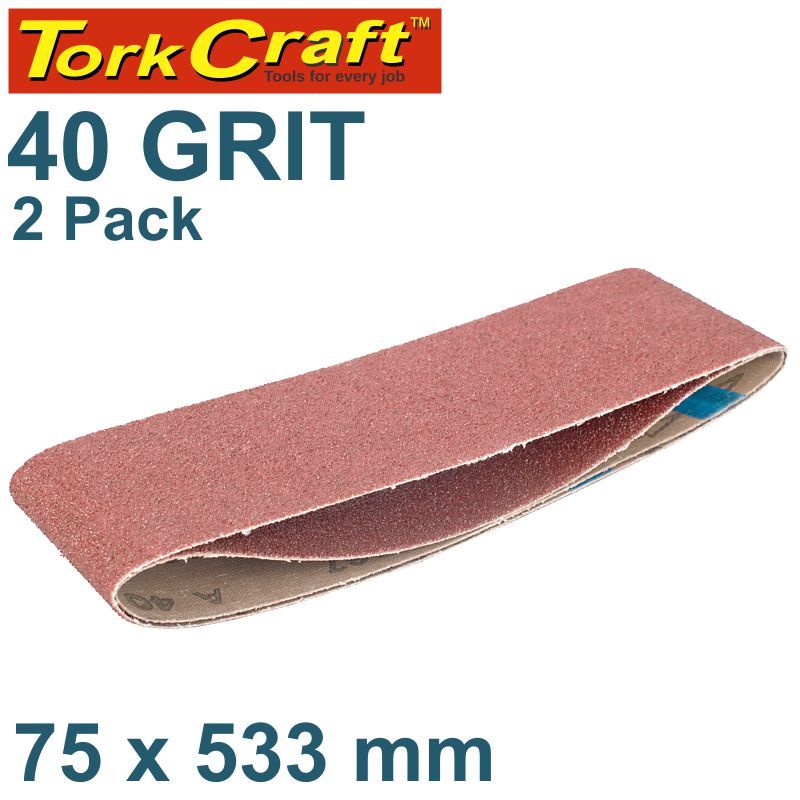 TORKCRAFT Sanding Belt 75 x 533 MM G40