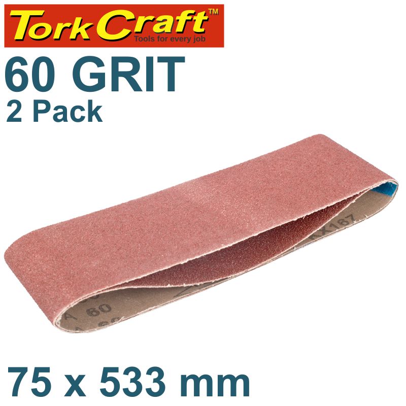 TORKCRAFT Sanding Belt 75 x 533 MM G60