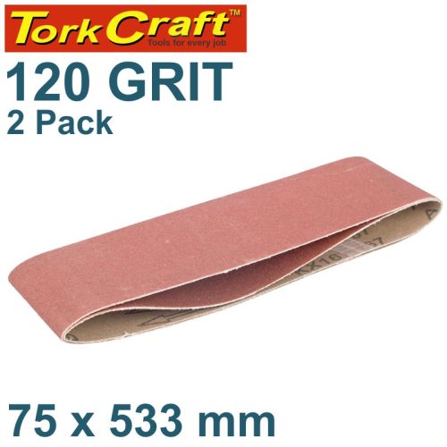 TORKCRAFT Sanding Belt 75 x 533 MM G120