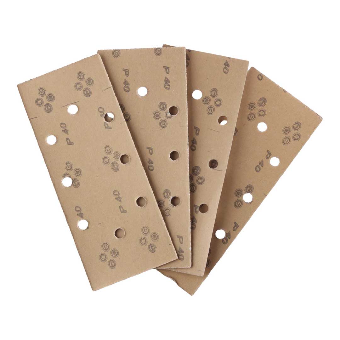 Kreator 5-Pack Rectangular Sandpaper Sheets - 93 x 230 mm, Grit K40 - Image 2