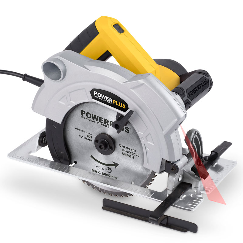 POWERPLUS POWX0520 Circular Saw 1500 W 185 MM