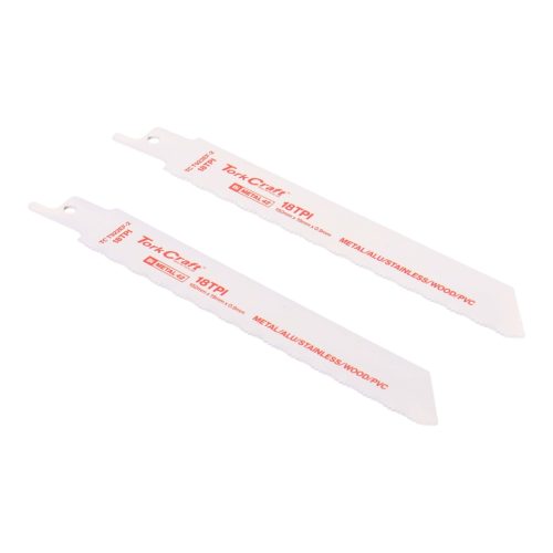 TorkCraft 2pce 150mm 18TPI Sabre Saw Blade