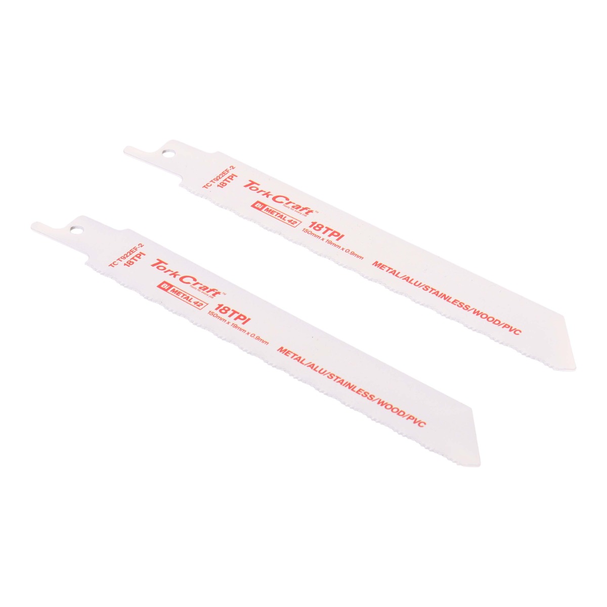 TorkCraft 2pce 150mm 18TPI Sabre Saw Blade
